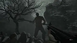 Resident Evil: Village. Здоровяк с большим топором.