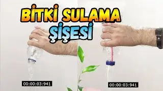 Bitkiler ve Fideler İçin Ev Yapımı Sulama Şişesi | Plastik Şişe Geri Dönüşüm