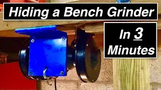 Hidden Bench Grinder - I should have done this years ago