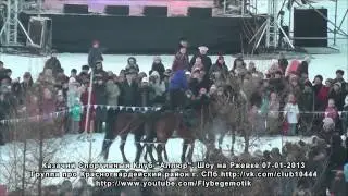Конное шоу на Рождество