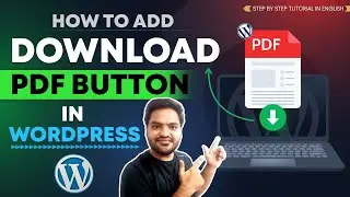 PDF Download File Button in Elementor Tutorial | How to Add Download PDF Button in WordPress?