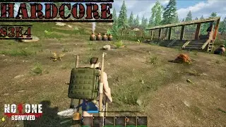 No One Survived S3E4 HARDCORE. Mining Camp. Let's Play Solo