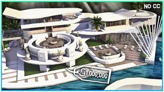 Sims 4 Modern MILLIONAIRE Mansion 💸 [No CC]- Sims 4 Speed Build | Kate Emerald
