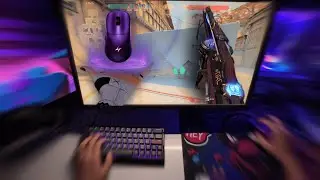 A Gaming Mouse with Bold Looks and Sharp Performance .VALORANT POV ASMR