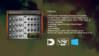 Hexagon Sky 64-bit VST plugin instrument for Windows