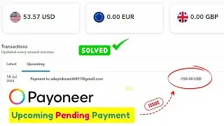 **No Clickbait**: Payoneer Upcoming Pending Payment Issue - 🔴 Live Solution