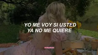 Selena - Yo me voy (letra)