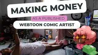 How much MONEY I made on WEBTOON CANVA with HALF A MILLION VIEWS? || Webtoon Artist Business Ramble