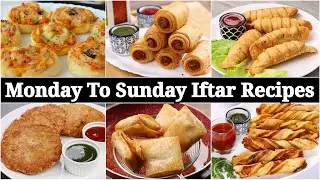 MONDAY TO SUNDAY IFTAR SNACKS by (YES I CAN COOK)