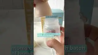 Feeding Baby with a Breast Milk Bottle