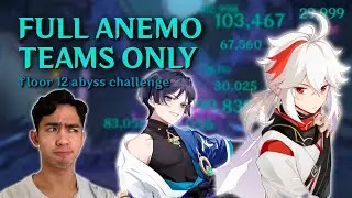 FULL ANEMO TEAMS in the ABYSS is STRONG??? | genshin impact 3.2