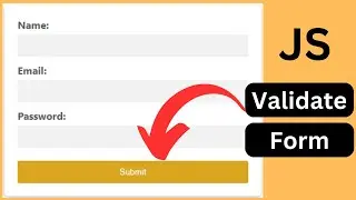JavaScript Form Validation - How to Validate Form Fields In JavaScript