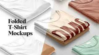 Folded T-Shirt Mockups Presentation