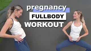 25 MIN Pregnancy Workout - Full Body Workout with Warm-up - No Equipment Required!