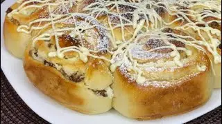 Отрывной пирог с творогом и изюмом | очень вкусная выпечка