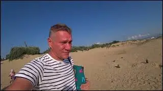 Витязево. День второй. Купаемся на море. Пляж. Николь  на море