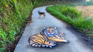 How To Paint, 3D Art Painting Skill, Drawing  Like Real 3D