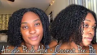 African Pride Moisture Miracle Aloe & Coconut Water Pre-Shampoo Review * 
