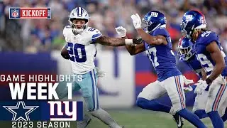 Dallas Cowboys vs. New York Giants | 2023 Week 1 Game Highlights