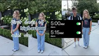 first day as a freshman - mini vlog