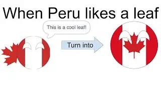 When Peru likes a leaf.