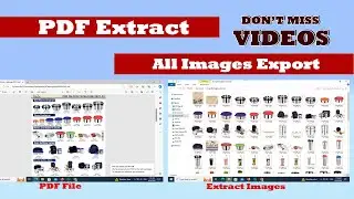 How to Extract Images From a PDF File for FREE? PDF File Mese Images Kaise Nikale ? #pdf #images
