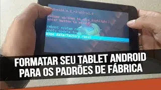 🔸 Como fazer Hard Reset no Tablet Android ⁞ Multilaser M7s  ( PT - BR )