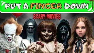 How Many SCARY Movies Do You Know?! 🎃👻 | Put A Finger Down SCARY Movies