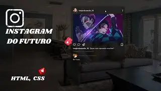 Instagram - vidro design | HTML - CSS