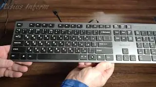 Бесшумная Клавиатура A4tech KV-300H с USB портами.