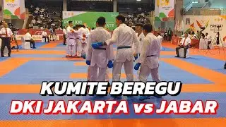 Kumite Beregu Putra DKI Jakarta vs JABAR
