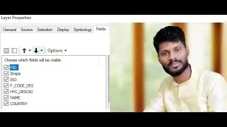 How To Re-arrange attribute table|  Arrange Attribute table in Arc GIS| Attribute table.