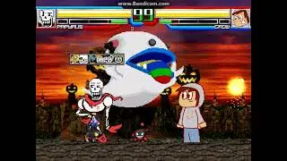 MUGEN battle #57: Papyrus vs Crow