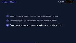 Why Are Python Strings Immutable? (Interview Answer)