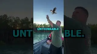 Feeding an Eagle Mid-Air?!😲(