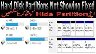 Hard Disk Partition is not Showing Fix Problem. vickylab