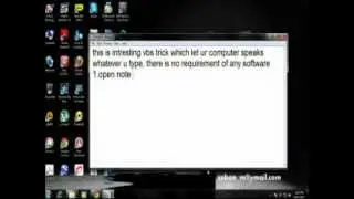 Make Your Computer Talk What You Type !