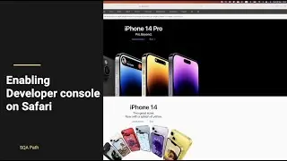 How to enable developer tools in Safari