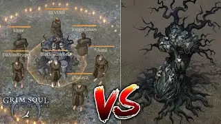 KILLING DARK GUARDIAN BOSS! FIRST ORDER TO KILL COOP BOSS V2.5.1! - Grim Soul: Dark Fantasy Survival