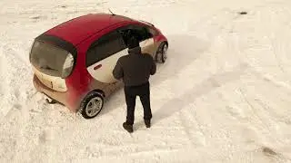 Установка широких колес на Mitsubishi I-Miev