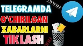 Telegramda o'chib ketgan SMS latin tiklash 1000% kafolat 2023 yil