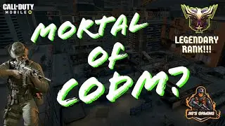 THIS GAME TOOK ME NOOB TO LEGENDARY RANK 😱 | MORTAL OF CODM??!! 🤔 | JIG'S GAMING