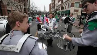 Band performing at the St  Patrick's Day Parade, Alex , VA 2009