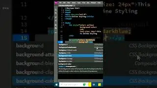 CSS Inline Styling | Simple Styling | HTML #css #css3 #htmltutorialforbeginners #html #htmlintamil