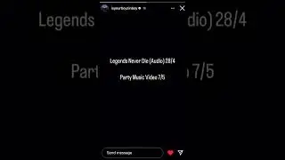 Legends Never Die (Leak)