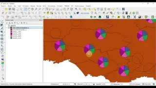 Построение картодиаграмм в QGIS