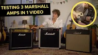 Testing the Marshall Studio Classic JCM800, SV20C Studio Vintage and 2525C Studio Jubilee!