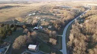 Above Akers Chapel and Entry Road
