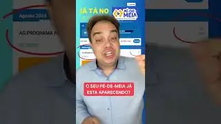 ✅ PÉ-DE-MEIA DE AGOSTO JÁ ESTÁ APARECENDO! ...#pedemeia #estudantes