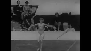 Елена  Мухина .Чемпионат мира по спортивной гимнастике .  Страсбург. 1978 год